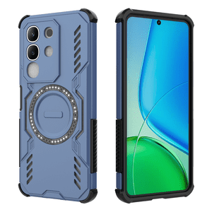 Funda Foxdock Para Vivo Y29 4G , Magnética, Resistente A Golpes, Con Soporte, Unisex, Carga Inalámbrica