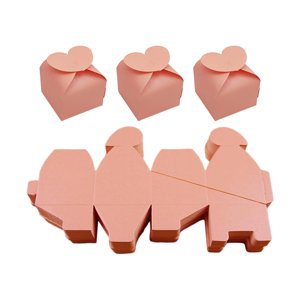 Bothyi - 50 Cajas De Dulces De Boda, Cajas De Regalo Para El Día De San Valentín, Cumpleaños, Color Rosa