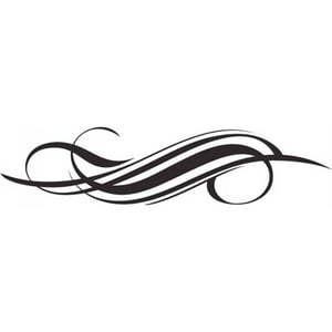 Rienda Libre Graphics - Decomural Swirl Pattern Decorative Headboard Ws-15399