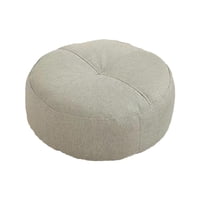 Bothyi - Almohada De Suelo Redonda Para Meditación, Para Asiento En El Suelo, Silla, Sofá, Color Gris Claro