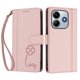 thumbnail image 3 of Funda Cartera Trébol para Xiaomi Redmi Note 14 4G con Ranuras Tarjetas y Carga Inalámbrica Rosa, 3 of 6