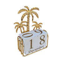 Magideal - Calendario De Escritorio, Accesorios De Decoración, Día, Mes, Adorno De Estilo Vintage, Bloques De Madera, Calendario Para Dormitorio, Hogar, Sala De