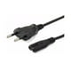 thumbnail image 3 of Cable De Poder Corriente Ps1 Ps2 Ps3 Ps4 Ac Tipo 8 negro, 3 of 4