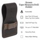 thumbnail image 2 of Soporte para cinta métrica FESA Leather Top Grain Leather, marrón, 2 of 8