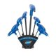 thumbnail image 1 of Juego de llaves hexagonales Park Tool PH-1.2 con mango en P con soporte azul, 1 of 3