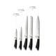 thumbnail image 3 of Set Cuchillos Küche 5 pcs Acero Inoxidable + Base Simplit, 3 of 6