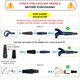 thumbnail image 3 of Kit de Adaptador para Manguera de Aspiradora - Adaptadores de Fijación de Aspiradora Compatibles con la Mayoría de Aspiradoras - Adaptador de Manguera para Piscina Conector de 1-1/4" O 1-1/2" - Co..., 3 of 9