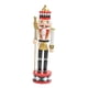 thumbnail image 1 of Marioneta de Cascanueces de Madera para Fiesta, Regalo Multiusos, Escultura de Decoración Navideña de 30cm para Estantería, Tienda Temática, Ventana D , Blanco, 1 of 5
