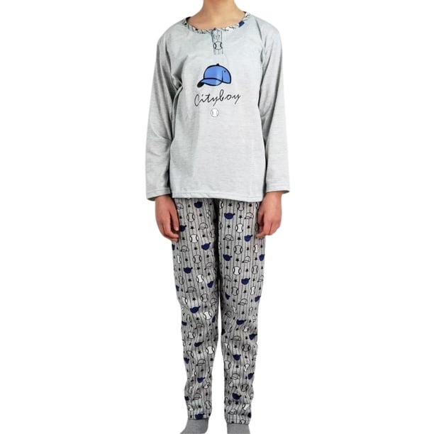 Pijama Niño Verano Manga Larga Diseños 411