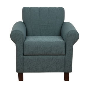 Muebles América - Poltrona Lucy Lino Sidelli Azul Petroleo