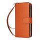 thumbnail image 3 of Funda Cartera con Cremallera y Correa para Samsung Galaxy S24 Ultra Soporte y Tarjetero Marrón, 3 of 6