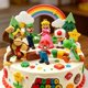 thumbnail image 3 of Set de 6 figuras decorativas para pastel Mario de PEACHPUNK, 2,5 cm, 3 of 7