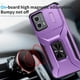 thumbnail image 5 of Funda Armada para Motorola Moto G 2023 5G con Tapa Deslizante y Soporte Magnético Giratorio Morado, 5 of 5