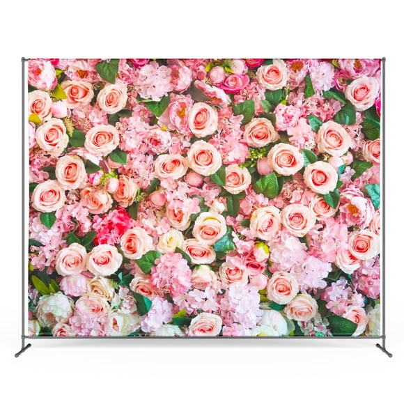Telón de fondo fotográfico Zink Roses, sin arrugas, 137 cm x 183 cm