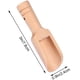 thumbnail image 5 of 12 cucharas pequeñas de madera para sal, cucharas de madera maciza para especias, hechas a mano, para miel, especias, azúcar, café, té, mermelada, mostaza, helado, leche., 5 of 6