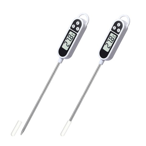 Xusx111 - Tp300 Termómetro Digital De Carne Para Cocinar Alimentos, Necesidades De Cocina, Horno De Fumador Parrilla De Barbacoa, Dulces, Bebidas, Lectura Instantánea, 2 Piezas