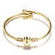 thumbnail image 1 of Pulsera VQYSKO de 15 cm con corazón dorado e inicial – Regalo para niña, 1 of 6