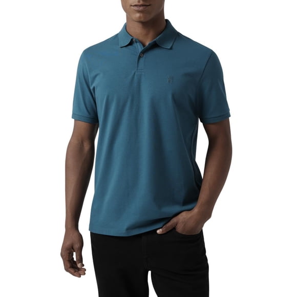 Camisa DKNY Modern Fit Quick Dry Polo Azul Mar
