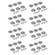 thumbnail image 3 of 48 Set Jeans Botones Brillantes Martillo En Plata De 20 Mm Para Hombres, Mujeres, 3 of 5
