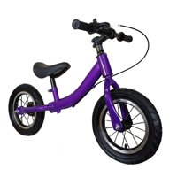 Bebesit - Bicicleta De Aprendizaje Niños Y Niñas Infantil Con Frenos Morada