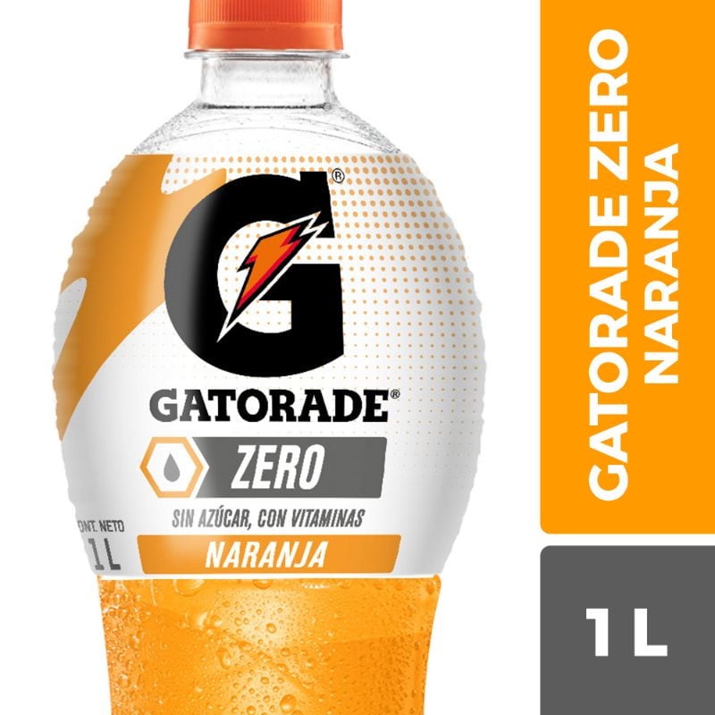Bebida Isotónica Naranja Zero Botella 1 L Gatorade
