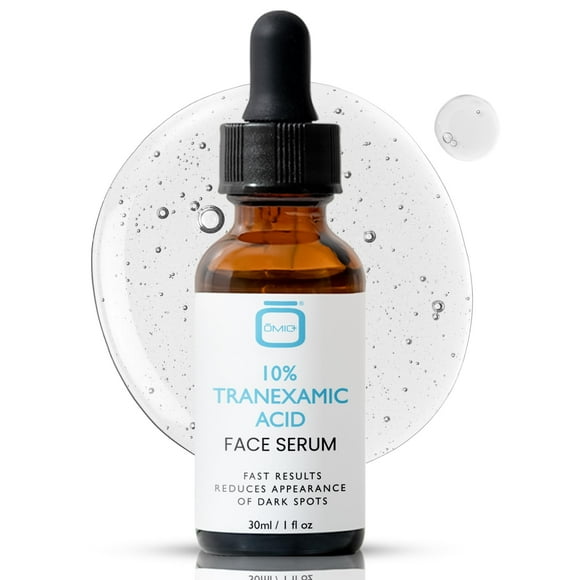Sérum OMIC 10% de ácido tranexámico para iluminar la piel, 30 ml con ácido hialurónico