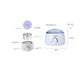 thumbnail image 3 of Olla Depilatoria Calentadora De Cera Profesional Sokany 500g Blanco, 3 of 3
