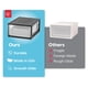 thumbnail image 5 of Organizador de cajones IRIS USA, 30 L, paquete de 2, negro, 5 of 7
