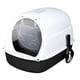 thumbnail image 5 of Caja De Arena Para Gatos Con Capucha Inodoro Para Gatos Cerrado Y Cubierto Caja De Arena Duradera Para Mascotas Negro, 5 of 5