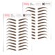 thumbnail image 1 of Tatuajes de cejas Brows by Bossy, pack de 2, marrón impermeable, 1 of 7