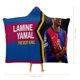 thumbnail image 2 of Lamine Yamal Manta Capa con Capucha Anti-Bolitas, Manta de Lana Ártica Suave, Manta Portátil de Felpa Ligera y Lujosa, Poncho para Siesta en Casa y Oficina,100*130cm, 2 of 6