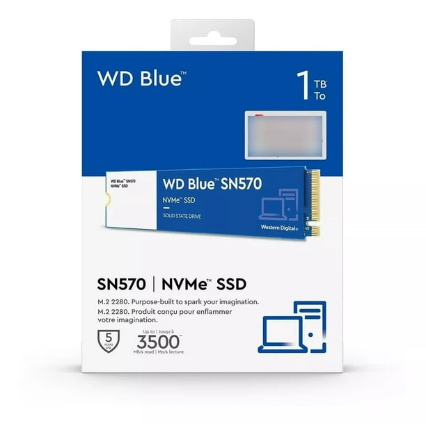 Unidad Estado Sólido Western Digital Blue SN570 1TB NVMe | Lider