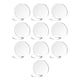 thumbnail image 2 of 10x tarjetas acrílicas en blanco para mesa, números de mesa DIY, tarjeta de lugar, etiqueta de nombre de invitado para decoración de cena de banquete , Claro 10 piezas redondas., 2 of 5