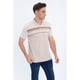 thumbnail image 3 of Polera Piqué Líneas Bicolor Hombre Algodón Primavera verano 0186, 3 of 4