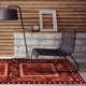 thumbnail image 2 of Alfombra Kirman Dib 200X300 Cm Cuadros Rojo, 2 of 5