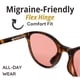 thumbnail image 3 of Gafas para migraña Family Tree Remedies FL-41 Tortoise Frame, 3 of 7