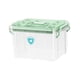 thumbnail image 3 of Caja Médica De Gran Capacidad, Botiquines De Primeros Auxilios De Múltiples Capas Para El Hogar, Camping, Viaje, Verde L, 3 of 5