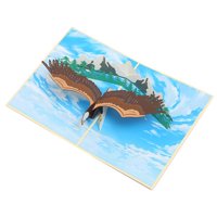 Magideal - -Tarjeta Para Todas Las Ocasiones, Tarjeta De Condolencia, Linda Tarjeta 3D, Tarjeta De Felicitación Para El Día Del Padre, Día De