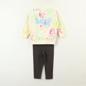 Conjunto Niña Colors Beige Bluey