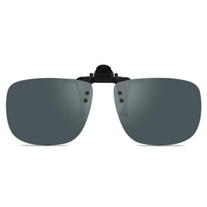 Gafas De Sol Plegables Con Clip Wangly, Polarizadas, Unisex, Con Lente Gris