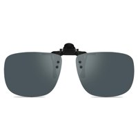 Gafas De Sol Plegables Con Clip Wangly, Polarizadas, Unisex, Con Lente Gris