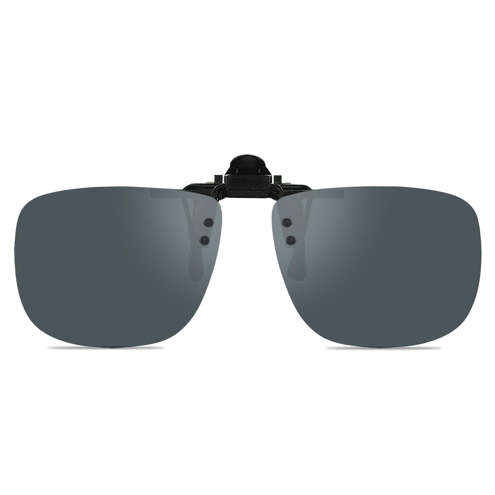 Gafas De Sol Plegables Con Clip Wangly, Polarizadas, Unisex, Con Lente Gris
