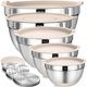 thumbnail image 1 of Umite Chef Mixing Bowls with Airtight Lids Set, 8 piezas de acero inoxidable, 1 of 3