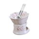 thumbnail image 4 of Olla Para Fondue De Chocolate, Calentador De Mantequilla, Juego De Olla Para Fondue Para Cena De Boda, Cocina, Tazón Blanco, Olla Blanca, 4 of 5
