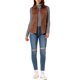 thumbnail image 2 of INSPIRE CHIC Chaleco de Utilidad sin Mangas de Mujer de Imitación de Gamuza con Botones, Chaqueta de Carga con Bolsillos y Cuello Abatible Marrón 3XL, 2 of 7