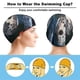thumbnail image 3 of Jason Voorhees: Viernes 13 Gorro de Natación de Licra, Gorro de Baño de Tela Cómoda, Gorro Elástico Antideslizante para Hombres, Mujeres y Niños, 3 of 6