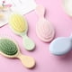 thumbnail image 3 of Travel Foldable Hair Comb with Mirror Brush Massage Anti Static Hair Comb Hairdressing Personality Hairpin Styling Combs Tool, 3 of 3