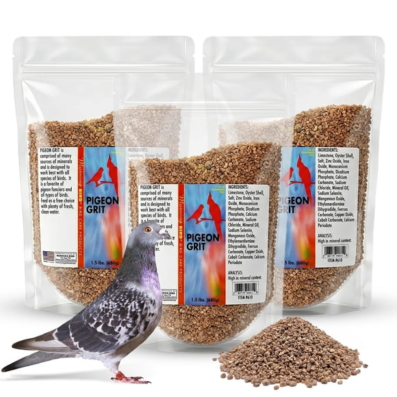 Grava para palomas Morning Bird Healthy Nutritious 2.04 kg (paquete de 3)