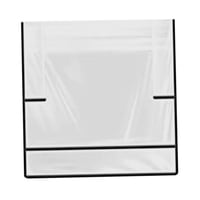 Ioensy - Funda Para Silla De Peluquería, Funda Protectora Para Respaldo De Silla, Para Oficina, Hogar, Salón, Borde Negro