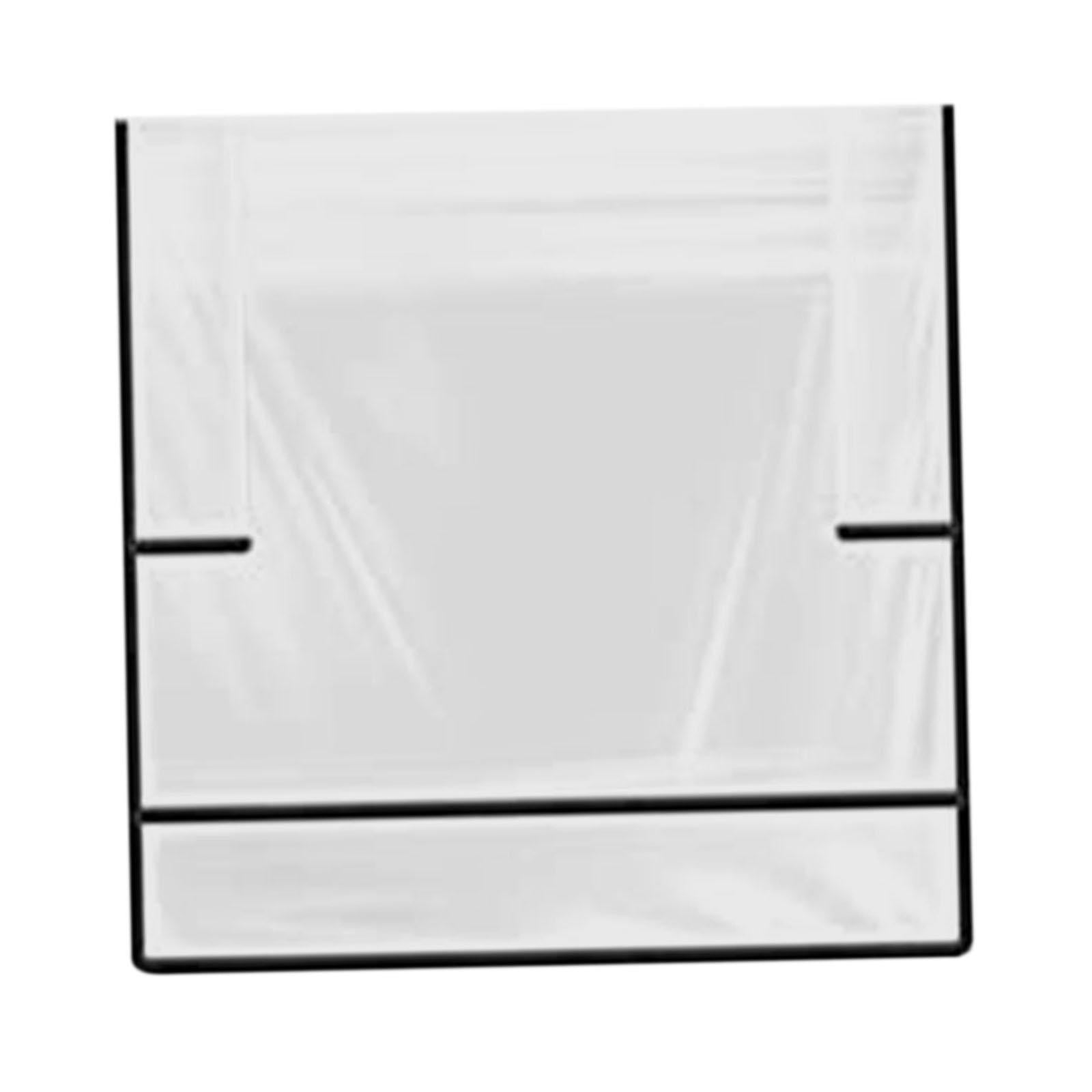 Ioensy - Funda Para Silla De Peluquería, Funda Protectora Para Respaldo De Silla, Para Oficina, Hogar, Salón, Borde Negro